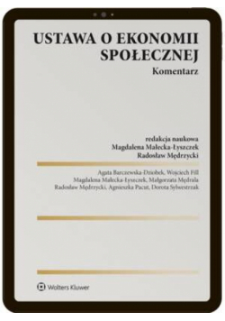 Ustawa o ekonomii społecznej. Komentarz