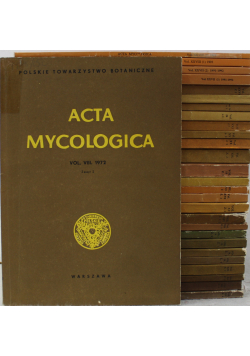 ACTA MYCOLOGICA 28 tomów