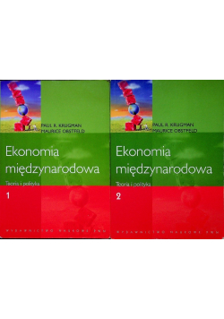 Ekonomia międzynarodowa Teoria i polityka Tom 1 i 2