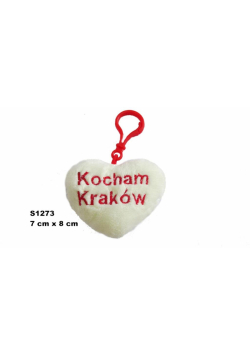 Brelok serce kocham Kraków
