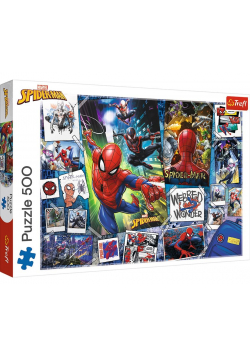 Puzzle 500 Plakaty z superbohaterem TREFL