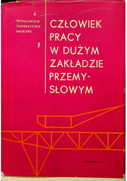 Człowiek w pracy w dużym zakładzie