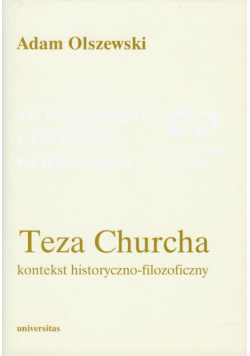 Teza Churcha. Kontekst historyczno-filozoficzny