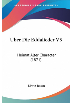 Uber Die Eddalieder V3