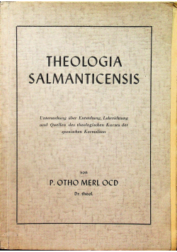 Theologia salmanticensis z 1947r