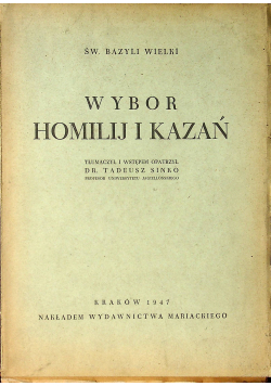 Wybór homilij i kazań 1947 r