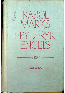 Marks Engels Dzieła Tom 22 Styczeń 1890 - Sierpień 1895