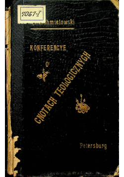 Konferencye o notach teologicznych 1908r