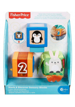 Fisher Price Kolorowe zwierzątka klocki