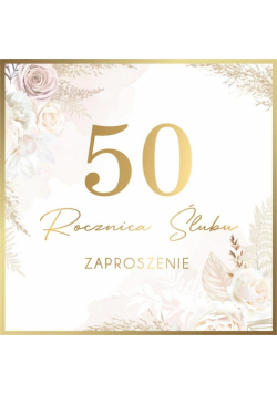 Zaproszenie Rocznica (10szt)