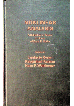 Monlinear analysis