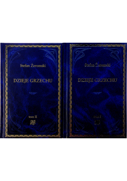 Dzieje grzechu 2 tomy