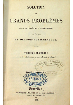 Solution de Grands Problemes 2 tomy ok 1846 r.