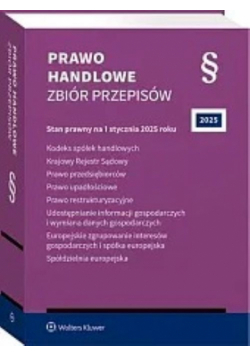 Prawo handlowe Zbiór przepisów