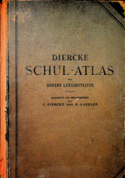 Diercke Schul-Atlas 1908 r.