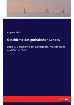 Geschichte des gothaischen Landes