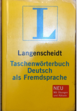 L Taschenworterbuch Deutsch als Fremdsprache