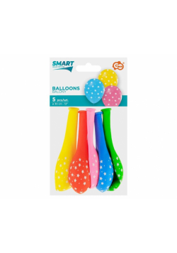 Balony Gwiazdki 30cm 5szt