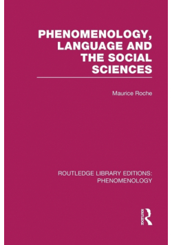 Phenomenology, Language and the Social Sciences