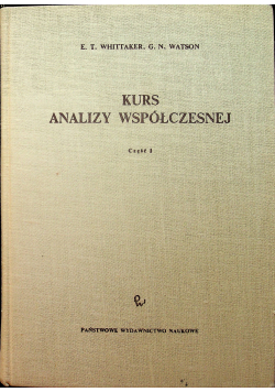 Kurs Analizy Współczesnej Cz I