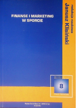 Marketing w sporcie i turystyce sportowej