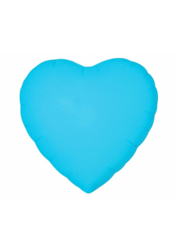 Balon foliowy Serce fluor niebieski 46cm