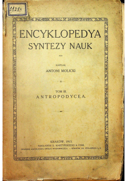 Encyklopedia syntezy nauk 1915 r