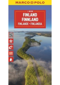 Mapa drogowa Finlandia 1:350 000