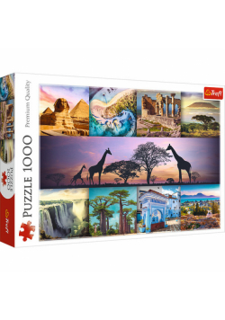 Puzzle Kolaż - Afryka 1000