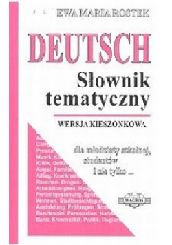 Deutsch Słownik tematyczne Wersja kieszonkowa