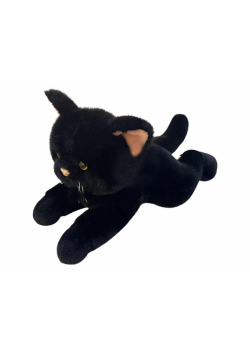 Kot leżący 45cm czarny