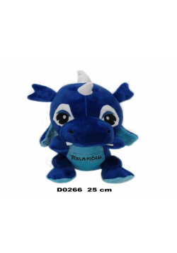 Smok "Kraków" granatowy niebieski 25cm