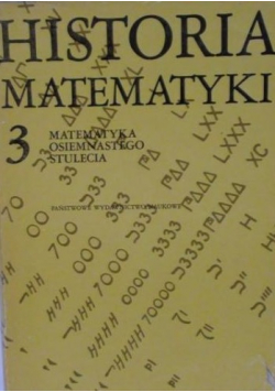 Historia matematyki Tom III