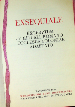 Collectio Rituum Continens Excerpta e rituali Romano Ecclesiis Poloniae Adaptato