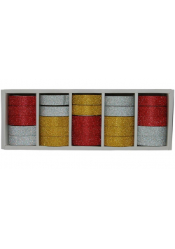Washi Tape Glitter (25szt) NARCISSUS
