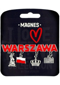 Magnes I love Poland Warszawa ILP-MAG-E-WAR-17