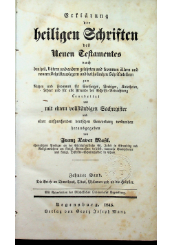 Beiligen Schriften 2 tomy 1845 r