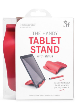 Handy Tablet Stand - podstawka pod tablet z rysikiem - czerwona