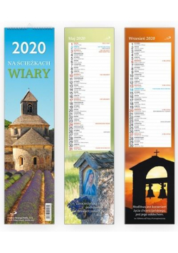 Kalendarz 2020 Ścienny - Na ścieżkach wiary