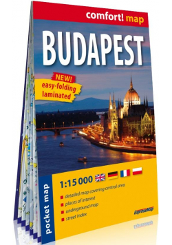 Comfort! map Budapest pocket 1:15 000 w.2020