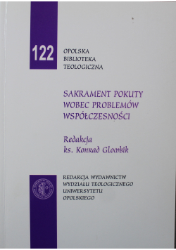 Sakrament pokuty wobec problemów współczesności nr 122