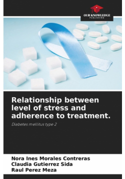 Relationship between level of stress and adherence to treatment.