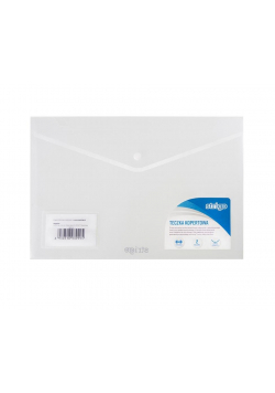 Teczka kopertowa A4 2 kieszenie transparent (5szt)