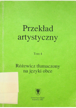 Przekład artystyczny Tom 4