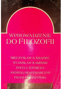 Wprowadzenie do filozofii