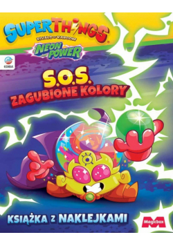 SuperThings Neon Power książka z naklejkami