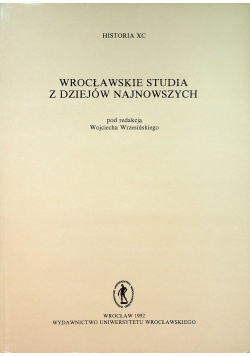 Wrocławskie studia z dziejów najnowszych