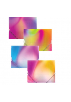 Teczka na gumkę A4 rainbow mix 80816