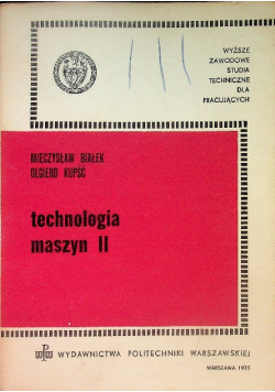 Technologia Maszyn Tom II