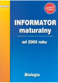 Informator maturalny - biologia